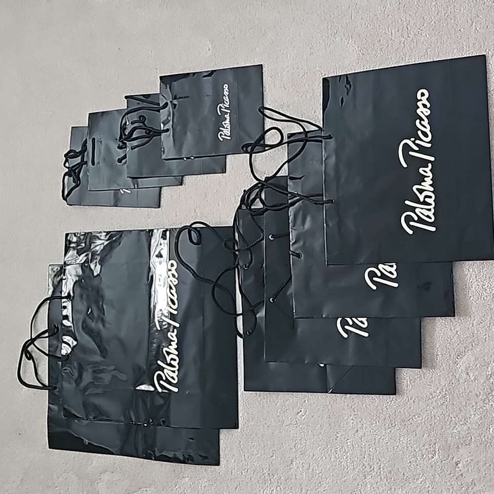 Paloma Picasso paper shopping bags